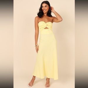 Petal & Pup Rosetta Dress Lemon